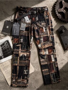 G-Star RAW 5622 3D Mid Boyfriend X52 Printed Pants | NWT 26/30
